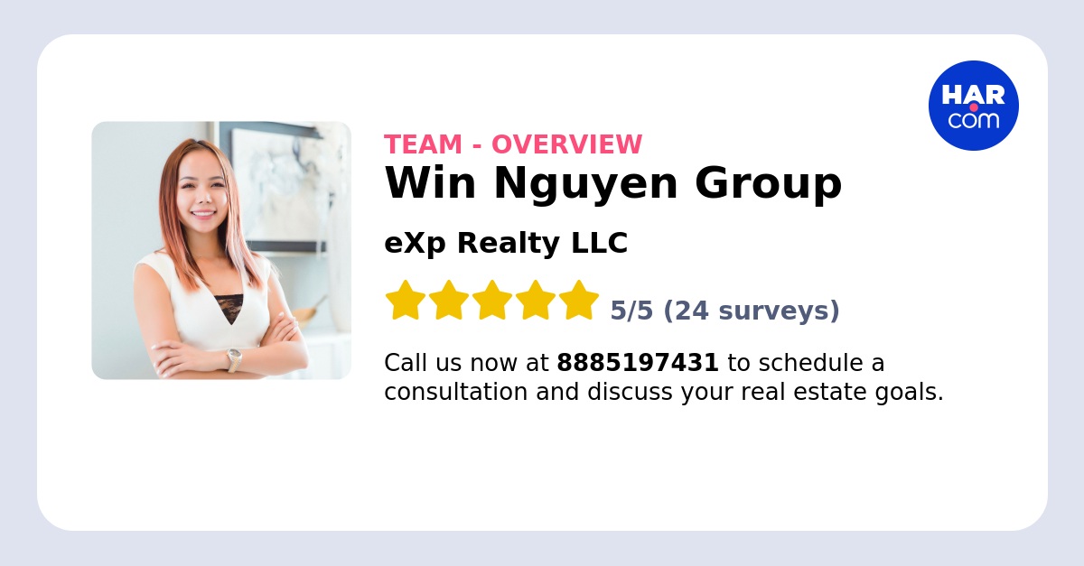 Win Nguyen Real Estate Group team providing expert guidance on accessing the best first-time home buyer programs Texas offers.